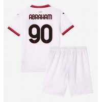 AC Milan Tammy Abraham #90 Auswärts Trikotsatz Kinder 2024-25 Kurzarm (+ Kurze Hosen)